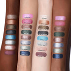 Oulac Waterproof Eye Shadow Stick Smooth and Long Lasting, Shimmering Glitter Finish, Blendable Eyes Makeup, Vegan & Cruelty-Free 1.25g, 17 Hollywood Dream