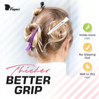 Fagaci Professional Hair Scissors & Hair Clips for Styling Sectioning Set, Hair Cutting Scissors Professional Extreme Sharp, Duckbill Hair Styling Clips, Hair Shears, Barber Scissors for Men & Women