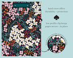 Kate Spade New York Clipboard Folio with Low Profile Clip, Professional Padfolio Includes Lined Notepad, Pen Loop, and Pocket, Fall Floral
