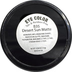 Desert Sun Matte Medium Orange Warm Beige Pressed Powder Single Vegan Eyeshadow; Talc, Paraben & Cruelty Free