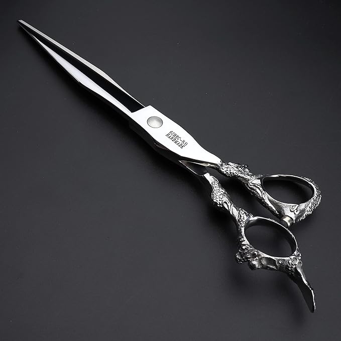 Purple Professional Hairdressing Scissors Hairdresser Hairstylist Cutting Hair & Thinning Hairdressing Scissor (8 inch flat)