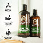 Dr. Squatch Natural Hair Bundle for Men - Healthy, Full Looking Hair - Cypress Coast Shampoo (8 fl oz), Cool Citrus Conditioner (11.5 fl oz)