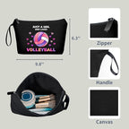 Volleyball Gifts for Teen Girls,Volleyball Gifts for Team,Volleyball Makeup Bag,Volleyball Stuff,Small Cosmetic Bag,Birthday Gifts for Friends Female,Travel Cosmetic Bags for Women,Volleyball Gifts