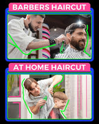 GLAKER Hair Clippers for Men Professional - Cordless Clippers and Trimmers Set, Complete Barber Kit for Hair Trimming & Beard Grooming, Mens Haircutting Kits for Blending & Fade Cuts (Green)