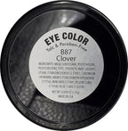 Clover Shimmering Emerald Green Yellow Gold Flecked Forest Pressed Powder Single Vegan Eyeshadow; Talc, Paraben & Cruelty Free