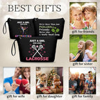 Girls Lacrosse Bag Lacrosse Friends Birthday Gifts Ideas for Women Girls