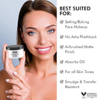 Sacha BUTTERCUP No Color Setting Powder. No Ashy Flashback. Blurs Fine Lines and Pores. Loose, Translucent Face Powder to Set Makeup Foundation or Concealer. For All Skin Tones, 1.75 oz.