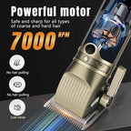 Hair Clippers for Men Professional, T-Blade Barber Clippers and Trimmer Set, 4 in 1 Mens Cordless Hair Clipper for Barber Kit, Foil Thaver and Nose Trimmer for Men with LED Display