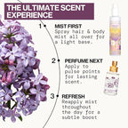 Pacifica French Lilac Perfumed Hair & Body Mist, Alcohol-Free Spray Designed For Head-To-Toe Wear, Vegan & Cruelty-Free, 6 Fl Oz