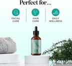 Pure Rosemary Oil for Hair Care - Volumizing Aromatherapy Rosemary Essential Oil for Diffuser Plus Hair Skin and Nail Care - Nourishing Oil for Enhanced Shine and Dry Scalp Care (2oz)