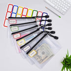 12 Pcs Plastic Mesh Zip File Bags, Waterproof Tear-Resistant Document File Folders, B8 Size Zipper Documents Pouch Document Organizer Bags for School Office Home Travel Storage(5×4.1 Inch)