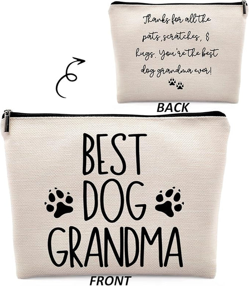 Best Grandma Cosmetic Case, Toiletry Bag - Makeup Bag for Women & Birthday from Granddaughter or Grandson