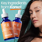 SeoulCeuticals Large 2oz Korean 20% Vitamin C Hyaluronic Acid Serum + CE Ferulic Acid - Potent Anti Aging Vit C, Anti Wrinkle K Beauty Skincare