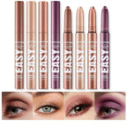 LANGMANNI Eyeshadow Stick,4 PCS Waterproof Multi-Color Eyeshadow Pen Set,Creamy Long-Lasting Eye Makeup Kit,Natural & Shimmer Shades Contour Stick,Gifts For Women (#5+8+12+18-4Colors)
