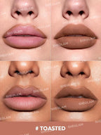 SHEGLAM Lip Liner Creamy Matte Pencil High Pigment Not Easy to Fade Silky Smooth Matte Contour Tint Lip Makeup-Toasted