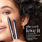 Julep Eyeshadow 101 Cream-to-Powder Waterproof Shadow Stick – Meadow Shimmer – Long-Lasting, Crease-Proof, Earthy Green Shimmer Cream Eyeshadow with Built-in Smudger