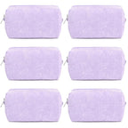 SOIDRAM Makeup Bag Preppy Cosmetic Bag Bulk Makeup Pouch Personalize Travel Toiletry Bag Organizer Cute DIY Makeup Brushes Storage Bag for Women