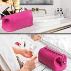 HLC Leather Toiletry Bag - Best Gift for Men - Premium Genuine Leather Dopp Kit Shaving Kit Organizer Travel Kit Pouch Bag - Large Size