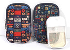 COOKOOKY 2 Pack Hand Sanitizer Spray Case Compatible with Touchland, Hand Sanitizer Holder, Mini Zippered Pouch, Small Makeup Bag for Women Friends Girls Gifts Idea
