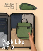 DD D&D Wanderlust D&D Hanging Travel Toiletry Bag for Men and Women – Cosmetics, Makeup and Toiletries Organizer Kit with 10 Compartments