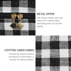 FAELBATY Makeup Bags for Women, 3 PCS Large Travel Makeup Bag Set, Checkered Fabric Cosmetic Bag for Toiletry (Black)