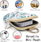 COOKOOKY 2 Pack Hand Sanitizer Spray Case Compatible with Touchland, Hand Sanitizer Holder, Mini Zippered Pouch, Small Makeup Bag for Women Friends Girls Gifts Idea