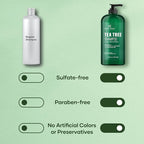 Botanic Hearth Tea Tree Shampoo, Vitamin C, Peppermint, Lavender And Rosemary Oil, Fights Dandruff And Dry Scalp, 16 Fl Oz