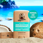 Dr. Squatch Natural Deodorant for Men - Odor-Squatching Aluminum Free - Coconut Castaway (2.65 oz, 3-Pack)