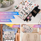 Nurse Makeup Bag - Cool Nursing Gift for Women, Graduation, Emergency Room ICU - Zipper Cosmetic Bag for Appreciation