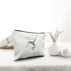 Nogrit Yoga Quotes Makeup Cosmetic Bag,I Bend so I Don't Break Cartoon Tattoo Yoga Dance Girl Makeup Travel Toiletry Bag,Gifts for Yoga Lovers Enthusiasts Meditation Lovers Girls Women