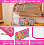 Travel Essentials Makeup Bag for Women Water-resistant Toiletry Organizer Nylon Cosmetic Pouch Preppy Stuff