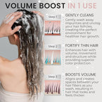 Volumizing Shampoo and Conditioner Set for Fine Hair | Hydrating, Nourishing, Boosts Volume, Texture, and Shine | Ideal for Thinning and Limp Hair | 10.14 fl.oz (Pair of 2)