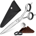 Fagaci Professional Hair Cutting Scissors 5.5” Super Sharp Thin Blades, 440C Steel for Maximum Precision Hair Scissors for Women & Men, Lightweight Hair Shears for Hair Cutting, Barber Scissors