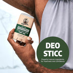 Dr. Squatch Natural Deodorant for Men - Odor-Squatching Aluminum Free - Pine Tar (2.65 oz, 3-Pack)