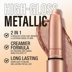 LANGMANNI Eyeshadow Stick, 6 PCS Waterproof Multi-Color Eyeshadow Pen Set, Creamy Long-Lasting Eye Makeup Kit, Natural & Shimmer Shades Contour Stick, Perfect Gifts For Women (#C)