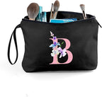 SEAMOON Women Birthday Unique Maid of Honor Friendship Gifts for Women Sister Bridesmaid Bride Personalized Travel Makeup Cosmetic Bag with Mirror Valentines Mothers Day Christmas Graduation B