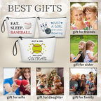Softball Accessories for Girls,Graduation Gifts for Her,Softball Party Favors,Softball Cosmetic Bag,Softball Gift Bags,Birthday Gifts for Women Her Bff Bestie Best Friend Sister,Christmas