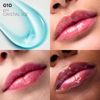 L'Oreal Paris Plump Ambition pH Hyaluron Lip Oil, Color Shifting Lip Tint with 24HR Hydration, Volumizing Shine and Lasting Color, 010 pH Cristal Ice