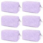 SOIDRAM Makeup Bag Preppy Cosmetic Bag Bulk Makeup Pouch Personalize Travel Toiletry Bag Organizer Cute DIY Makeup Brushes Storage Bag for Women