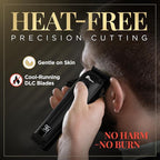 Fagaci Professional Hair Clippers for Men with Superior Precision, 5X Longer Sharpness Professional Barber Clippers Cordless with 2 Blades Fade & Taper, Brushless Motor Mens Hair Clipper Cordless Set