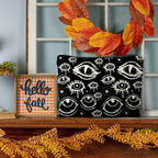 Goth Makeup Bag, Mystical Gothic Evil Eyes Witchy Cosmetic Bag Toiletry Bag for Women, Witch Stuff, Halloween Makeup Bag, Halloween Gifts for Women