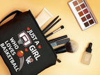 Basketball Accessories,Basketball Purse for Girls,Basketball Coach Gifts,Teenage Girl Stuff,Makeup Bags for Women,Woman Gifts for Birthday,Gifts for Teen Girls,Basketball Gifts