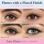 Bepholan False Eyelashes 5-13mm 7 Pairs Eyelashes Natural Look Wispy Lashes Strip Reusable Thin Clear Band & Soft Fake Lashes Easy to Apply (W08)