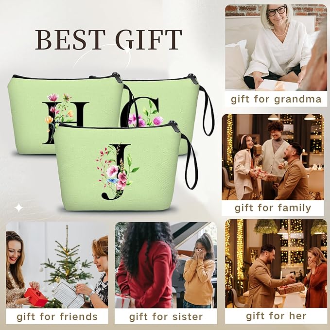 Birthday Inspirational Bridesmaid Proposal Team Small Gifts for Women Mom Aunt Teacher Sister Coworkers Makeup Cosmetic Bag Travel with Mirror Mothers Day Christmas Graduation J