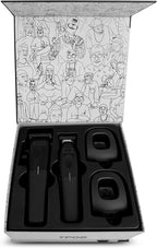 TPOB Play Barber Hair Clipper and Trimmer for Men 7500 RPM with Rubber Grips (Blackout 2 Set)