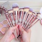 Bueart Design 16Pcs Makeup Brushes Set with Elegant Design Holder Case,Premium Ultra Soft Professional Make up Brushes for Foundation,Blush,Powder,Highlighter,Contour,Eyeshadow
