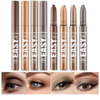 LANGMANNI Eyeshadow Stick,4 PCS Waterproof Multi-Color Eyeshadow Pen Set,Creamy Long-Lasting Eye Makeup Kit,Natural & Shimmer Shades Contour Stick,Gifts For Women (#6+10+11+21-4Colors)