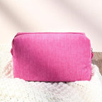SOIDRAM Makeup Bag Preppy Cosmetic Bag Bulk Makeup Pouch Personalize Travel Toiletry Bag Organizer Cute DIY Makeup Brushes Storage Bag for Women
