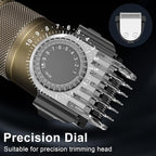 Hatteker Men's Beard Trimmer Professional Cordless Hair Clipper Barber Clipper Shaver Detail Trimmer for Men Waterproof 4 in 1