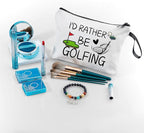 Golf Gifts,Golf Balls for Women,Small Golf Bag,Golf Ball Bag,Purse Makeup Bag,Cosmetic Bag for Purse,Birthday Gifts for Friends Female,Gifts for Golfers,Golf Accessories,Christmas